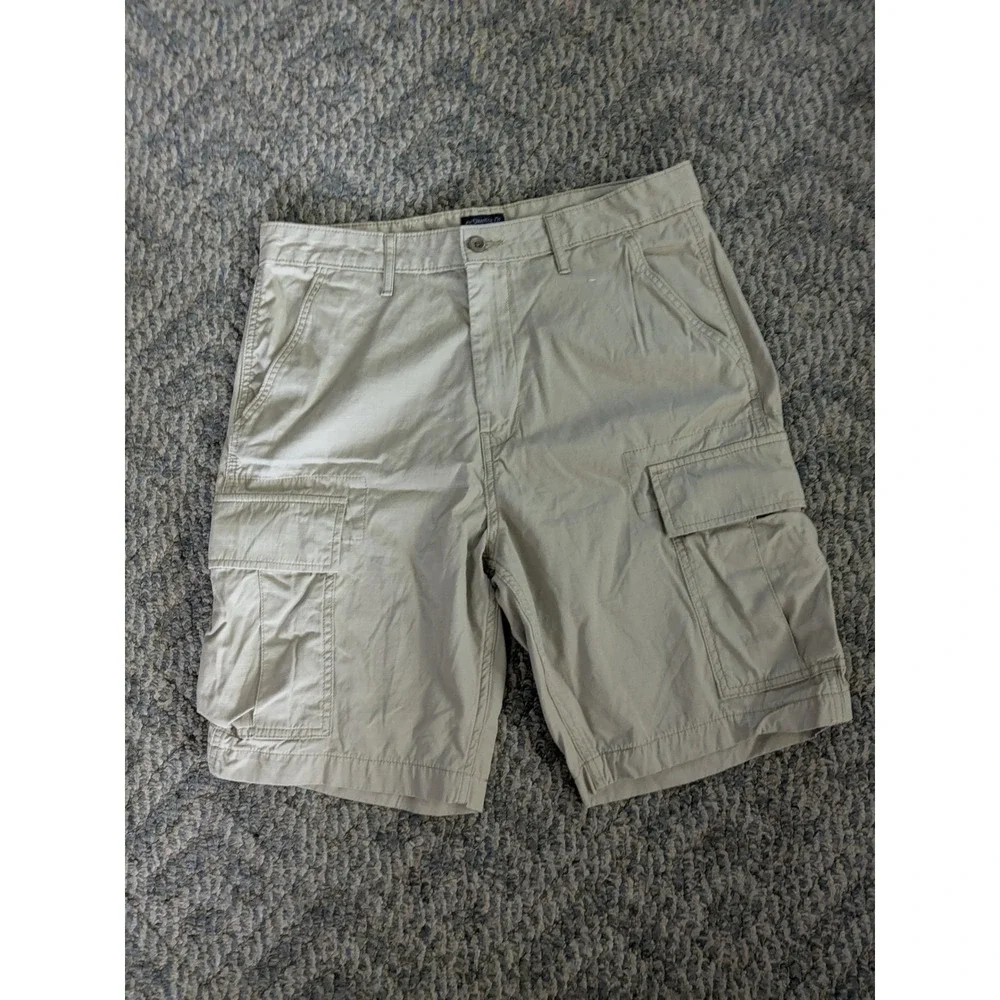 Levis Mens Cargo Shorts Tan Khaki Ripstop Cotton W32 23251-0009